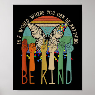 Kind Autismus Bewusstsein Asl Mama Lehrer Kindheit Poster