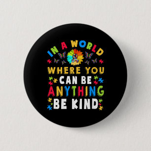 Kind Autismus Bewusstsein Asl Mama Lehrer Kindness Button