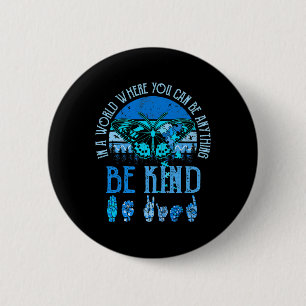 Kind Autismus Bewusstsein Inspiration Retro Teac Button
