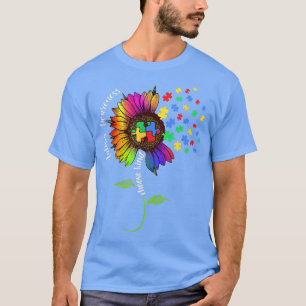 Kind Autismus Bewusstsein Sonnenblumen Mama Frauen T-Shirt