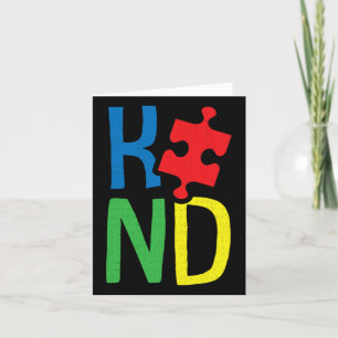 Kind Autismus Sensibilisierung Puzzle von Karte