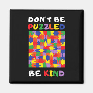 Kind Autistische Puzzle Autismus Bewusstsein 2022  Magnet