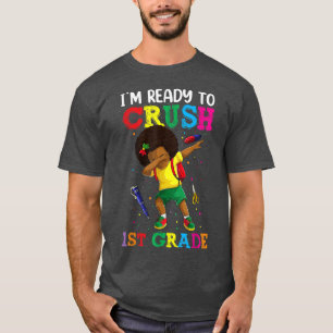 Kind bereit, die 1. Klasse zu knacken T-Shirt, lus T-Shirt