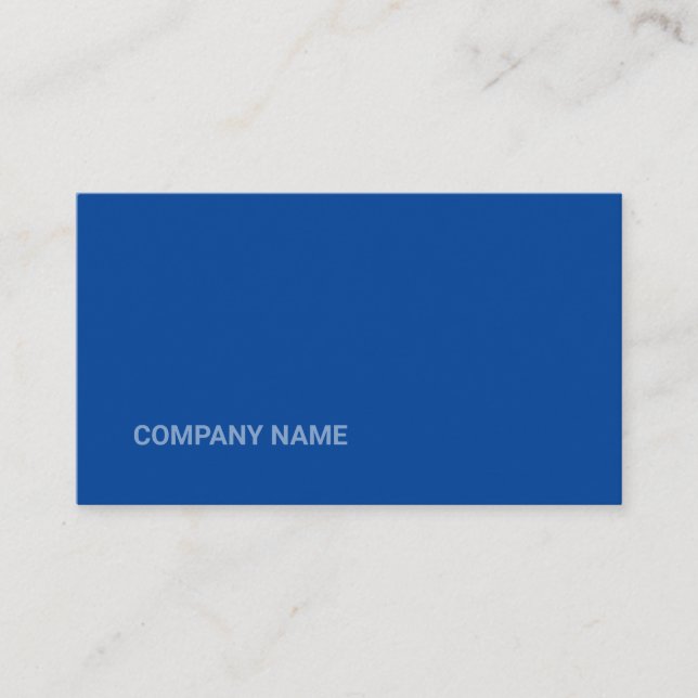 Kind Blue Tone Flat Shapes Qr-Code Visitenkarte (Vorderseite)
