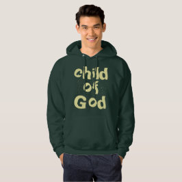 Kind der Bibel Zitat Grün Hoodie