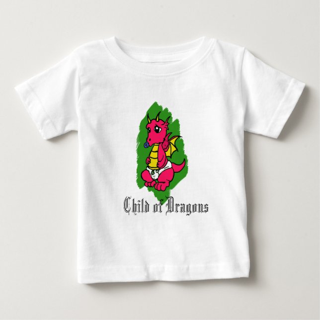 Kind der Drachen Baby T-shirt (Vorderseite)