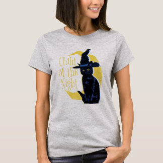 Kind der Nachtschwarzen Katze und des Mondes T-Shirt