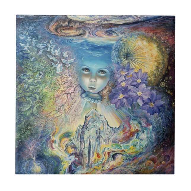 Kind der Universum 6x6 Keramik Tile Fliese (Vorderseite)