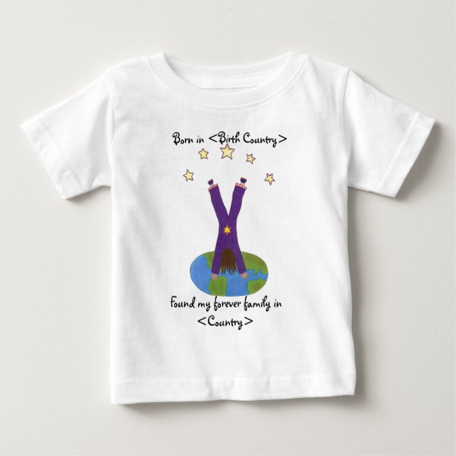 Kind der Welt Baby T-shirt (Vorderseite)
