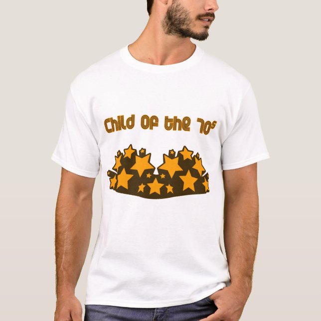 Kind des 70er Gemisch-Wecker-T - Shirt (Vorderseite)