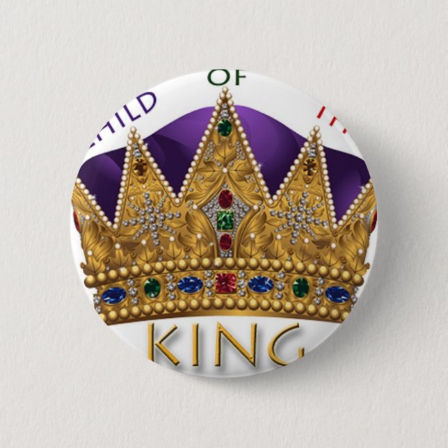 KIND DES KÖNIGS CROWN BUTTON (Vorderseite)