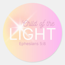 Kind des Lichts - Aufkleber für die Bibel