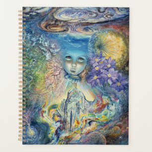 Kind des Universum-Tagesplaners Planer