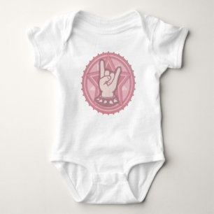 Kind-Felsenhand-t Baby Strampler