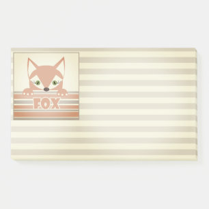 Kind, Fuchs, kleiner Fuchs, Kind, für Kinder Post-it Klebezettel