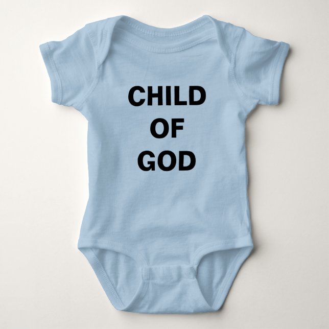 "Kind Gottes" Baby Jersey Bodysuit Baby Strampler (Vorderseite)