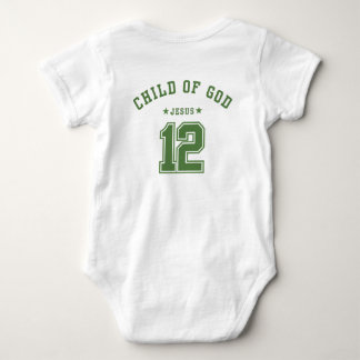 Kind Gottes Baby Strampler