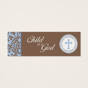 Kind Gottes - Blue Favor Tag