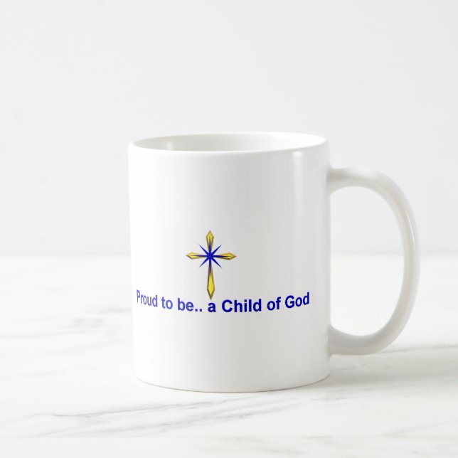 Kind Gottes Christlich Kaffeetasse (Rechts)