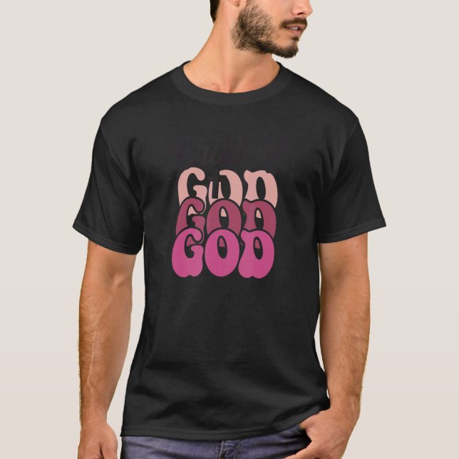 Kind Gottes Christliche Retroreligion für den Glau T-Shirt (Vorderseite)