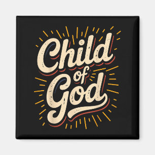 Kind Gottes Christlicher Glaube Magnet