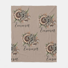 Kind Gottes Fleecedecke