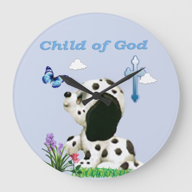 Kind Gottes Große Wanduhr (Vorderseite)