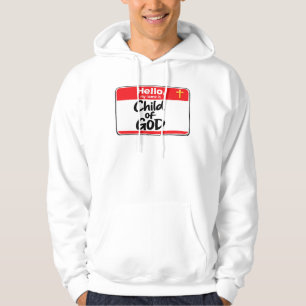 Kind Gottes - Namensschild Hoodie