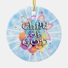 Kind Gottes, Pastel Keramikornament