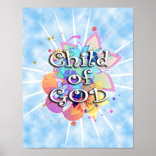 Kind Gottes, Pastel Poster