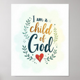 Kind Gottes Poster