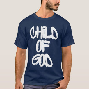 Kind Gottes Psalm 23 Vorder- und Rückseite vintage T-Shirt