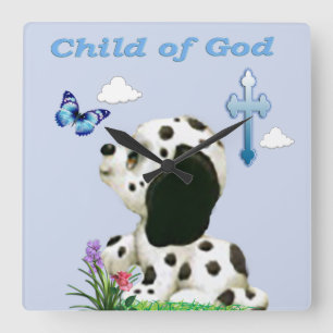 Kind Gottes Quadratische Wanduhr
