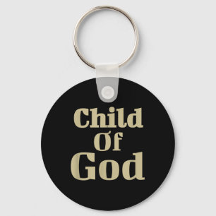 Kind Gottes Retro Jesus religiöse Christliche Bibe Schlüsselanhänger