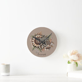 Kind Gottes Runde Wanduhr