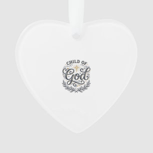 Kind Gottes Vintage-Engraving-Shirt-Design_1 Ornament