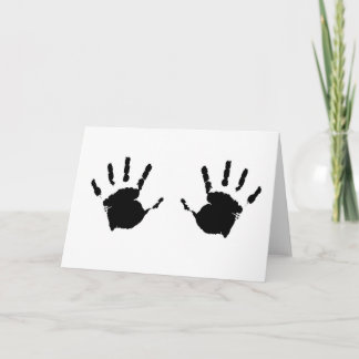 Kind Handprints Karte