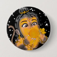 Kind Hanuman Knopf