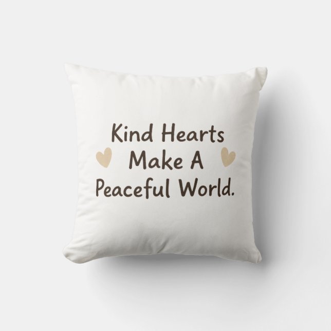 Kind Hearts Kissen (Vorderseite)