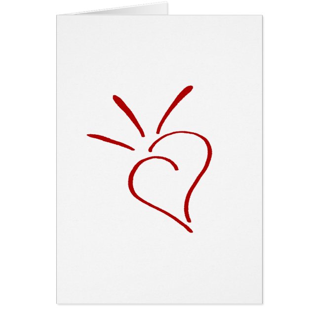 Kind Herz rot - (Vorne)