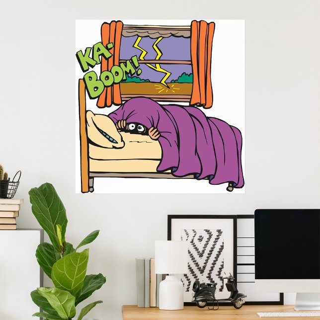 Kind im Bett versteckt Poster (Von Creator hochgeladen)