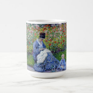 Kind im Garten ,Monet Kaffeetasse
