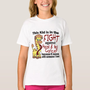 Kind im Kampf gegen Kopf- und Halskrebs T-Shirt