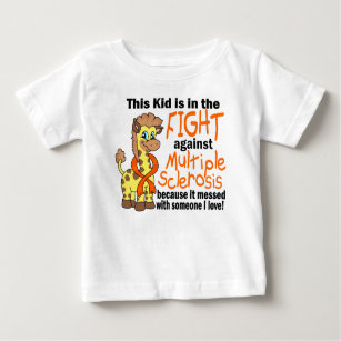Kind im Kampf gegen multiple Sklerose Baby T-shirt