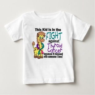 Kind im Kampf gegen Schilddrüsenkrebs Baby T-shirt