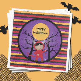 Kind in der Teufelsküste Halloween Papier Napkins Serviette