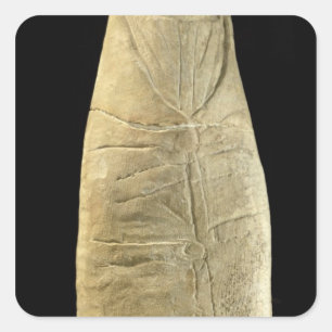 Kind in swaddling Kleidung Quadratischer Aufkleber