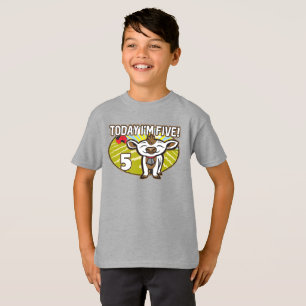 Kind ist 5. Geburtstag Heute bin ich fünf! Niedlic T-Shirt