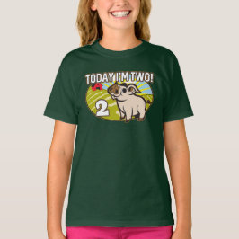 Kind ist der zweite Geburtstag Heute bin ich zwei! T-Shirt