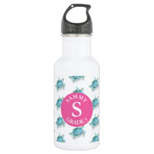Kind ist zurück zur Schule Wasserflasche Meeressch